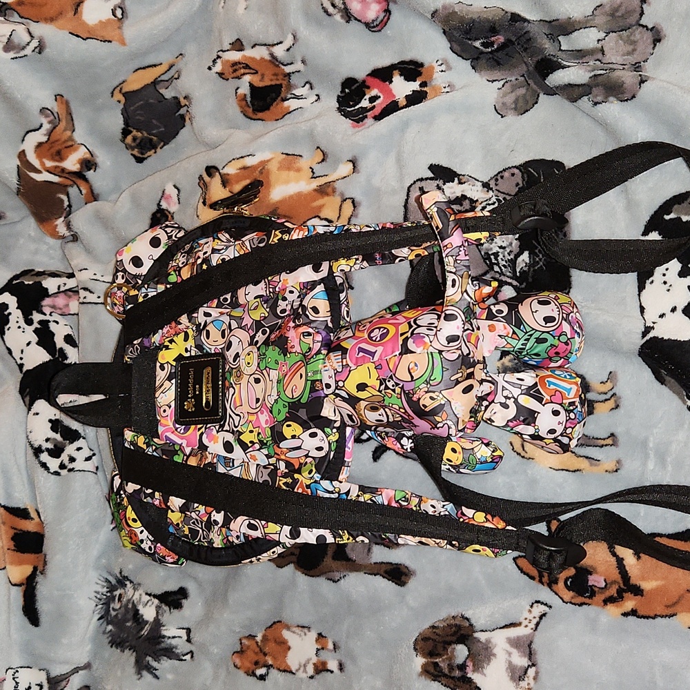 Tokidoki Multicolor Bear Backpack - image 5